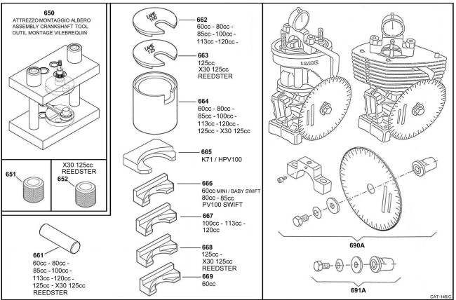 Crankshaft Assembly Disassembly and Timing Control Group